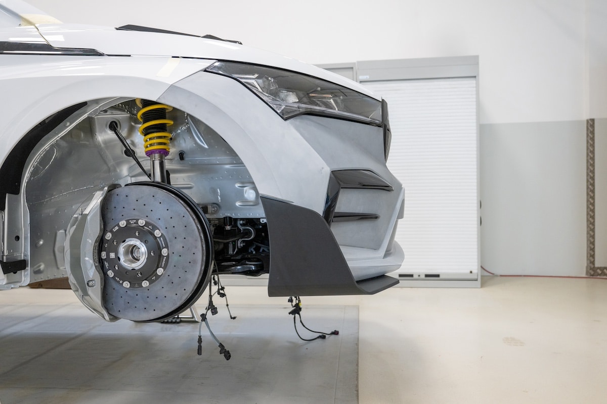 Skoda Enyaq RS Rennen