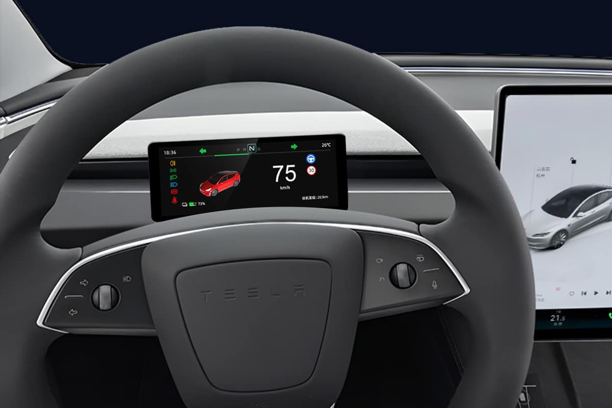 Tesla tableau de bord