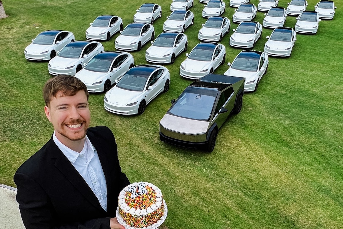 26 Tesla MrBeast