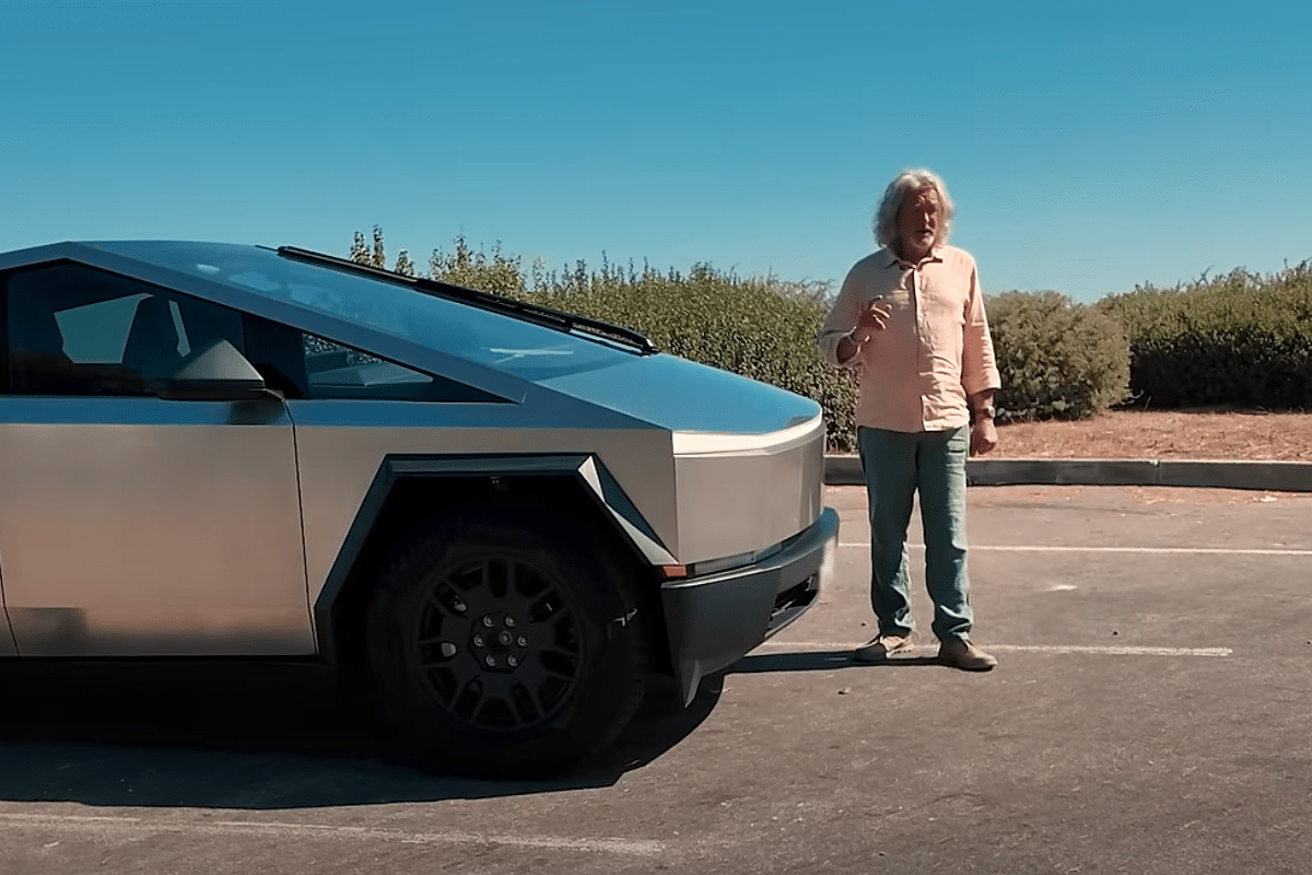 James May Cybertruck