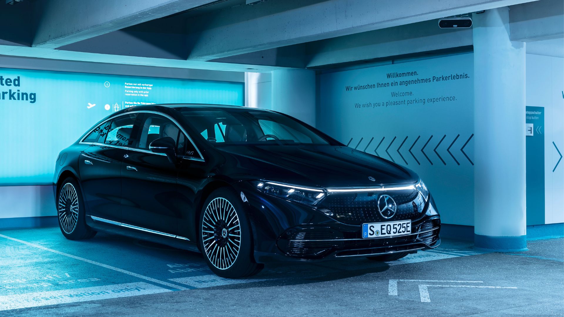 Mercedes EQS stationnement autonome