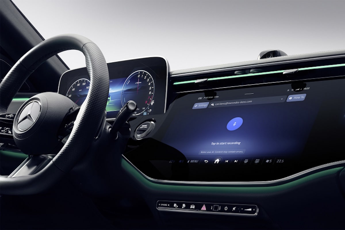 Mercedes MBUX-Notizen