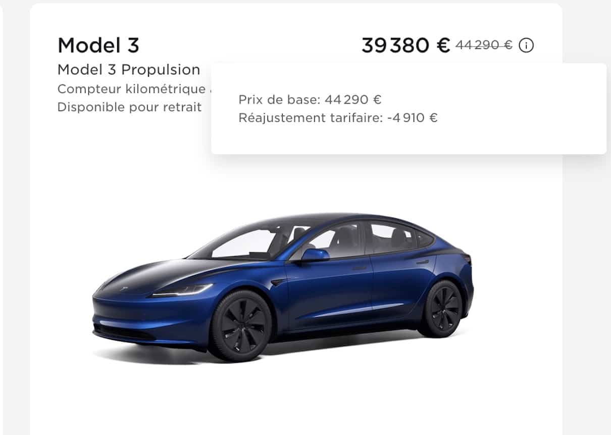 Tesla Model 3 promo 2024