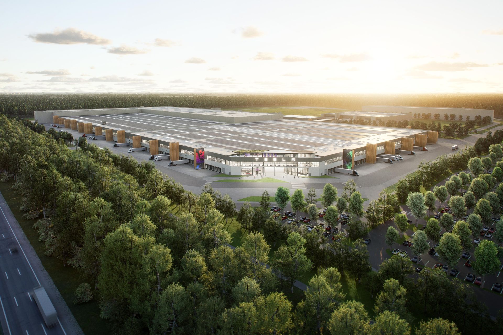 Tesla usine Berlin Allemagne Gigafactory