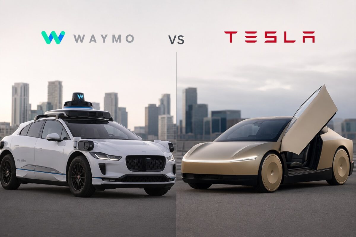 Waymo Tesla